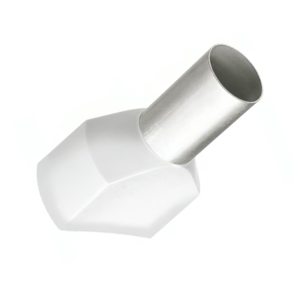 หางปลาคอร์ดเอ็น KST TE7508 แบบคู่ สีขาว ขนาด 0 75 mm² 100 ตัว