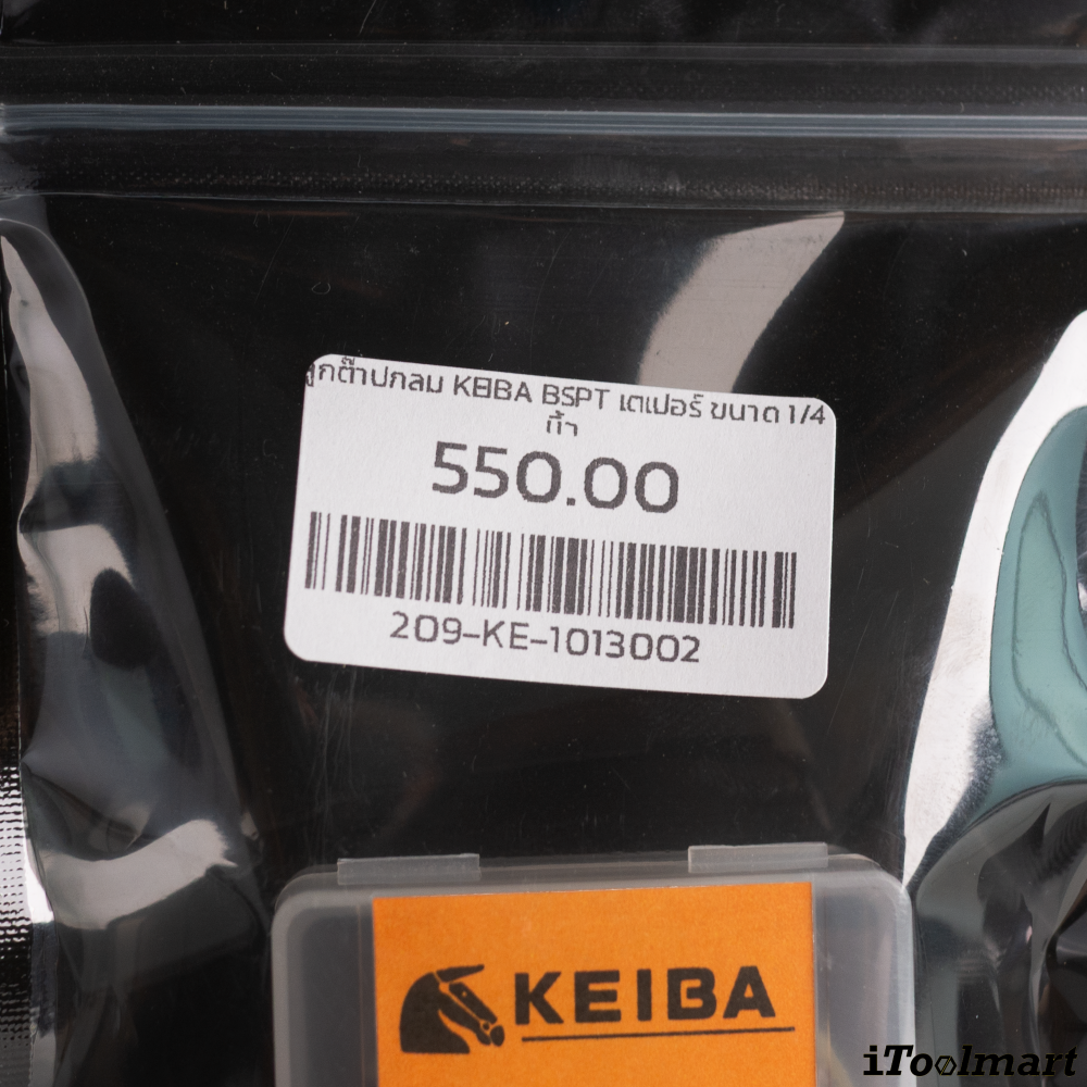 ลูกต๊าปกลม KEIBA BSPT เตเปอร์ ขนาด 1 4 นิ้ว
