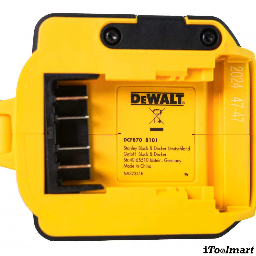 ไขควงกระแทกไร้สาย DEWALT DCF870 ขนาด 1 4 นิ้ว 20V   ตัวเปล่า 