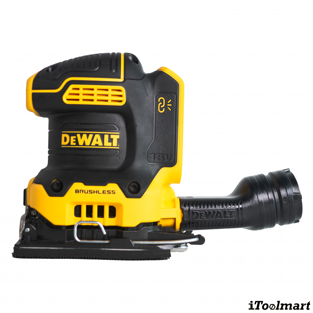 เครื่องขัดกระดาษทราย ไร้สาย DEWALT DCW200N XJ 20V Max ขนาด 1 4 แผ่น  ตัวเปล่า 