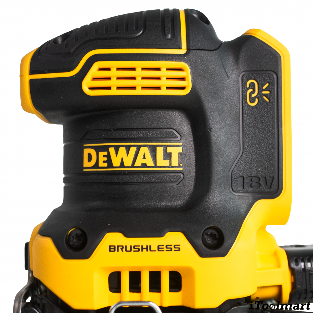 เครื่องขัดกระดาษทราย ไร้สาย DEWALT DCW200N XJ 20V Max ขนาด 1 4 แผ่น  ตัวเปล่า 