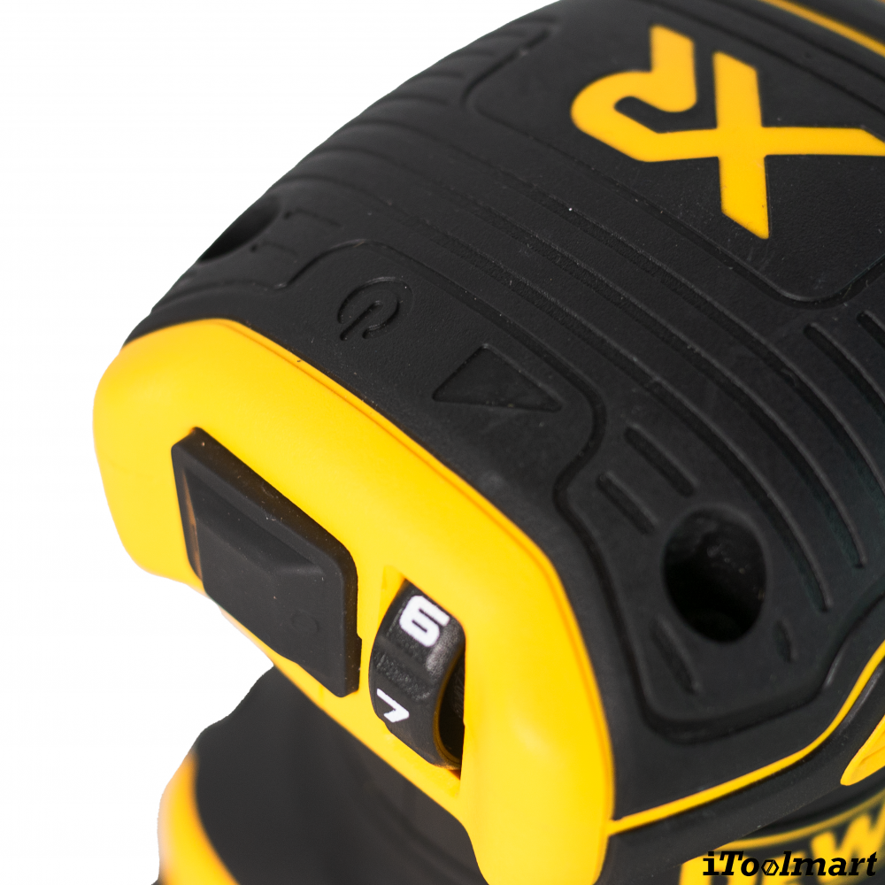 เครื่องขัดกระดาษทราย ไร้สาย DEWALT DCW200N XJ 20V Max ขนาด 1 4 แผ่น  ตัวเปล่า 