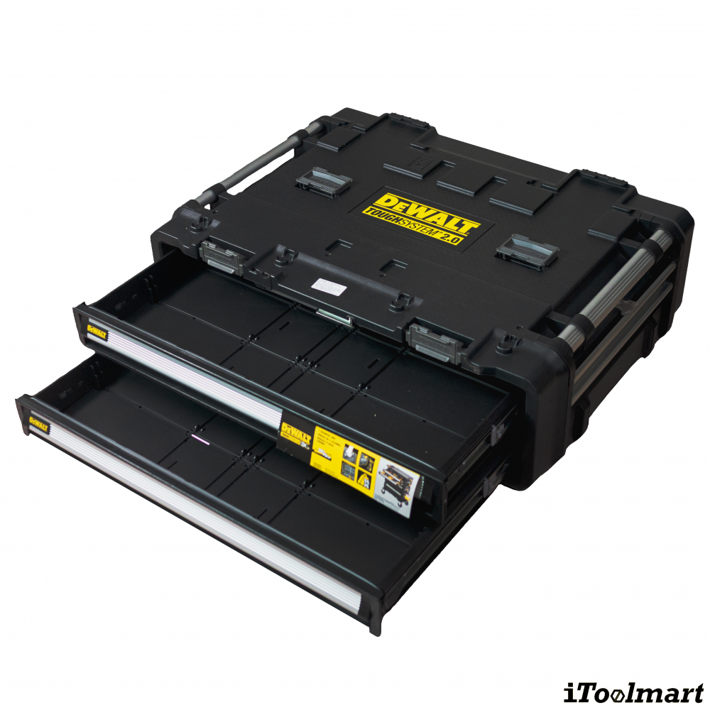 กล่องเครื่องมือช่างลิ้นชัก 2 ชั้น DEWALT DWST08520 1 TOUGHSYSTEM 2 0