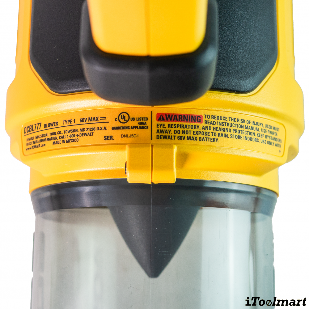 เครื่องเป่าลมไร้สาย DEWALT DCBL777B 54V   ตัวเปล่า 
