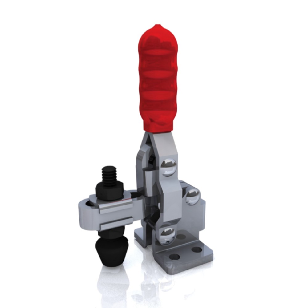 แคลมป์จับชิ้นงาน HOLKEN 12050U Vertical toggle clamp U BAR ฐานหน้าแปลน แรงยึด 91 kg