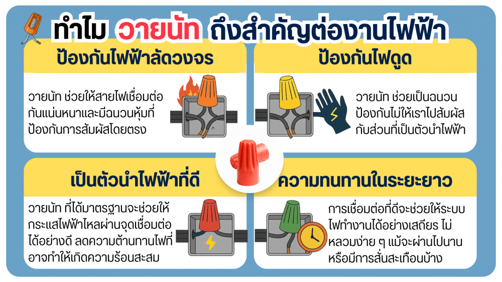 หมุนให้มั่น ใช้ให้แม่น ไขความลับ วายนัท ตัวเชื่อมสายไฟยอดนิยม