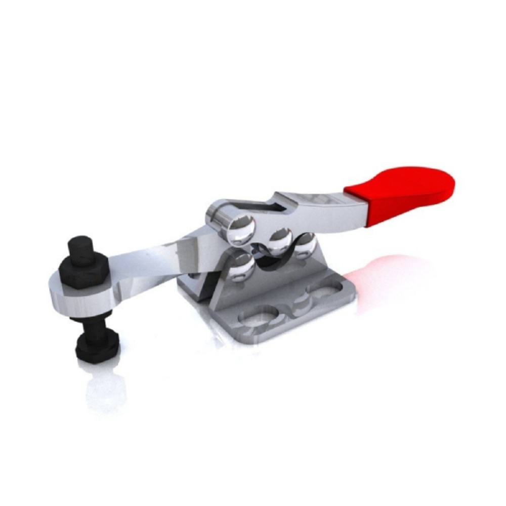 แคลมป์จับชิ้นงาน HOLKEN 201A Horizontal toggle clamp FIXED BAR แรงยึด 27 kg