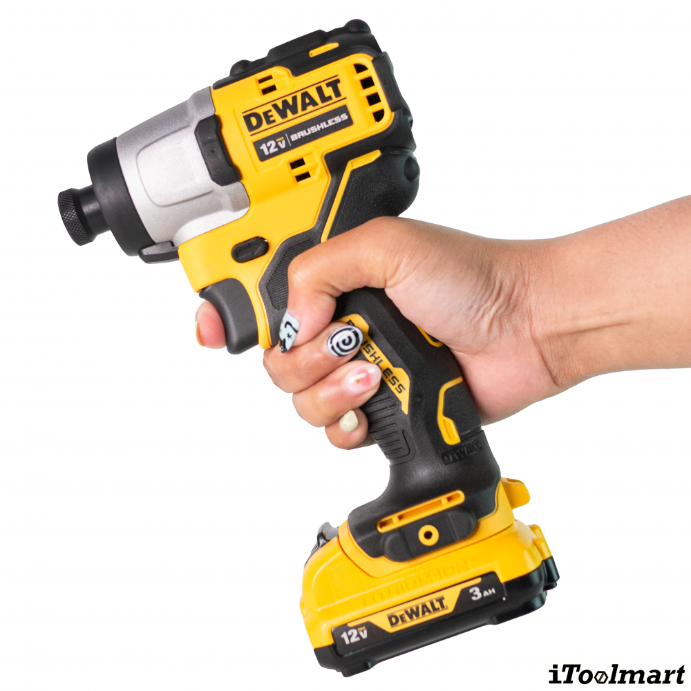 ชุดสว่านกระแทกและไขควงกระแทกไร้สาย Dewalt DCK2111L2T B1 12V 