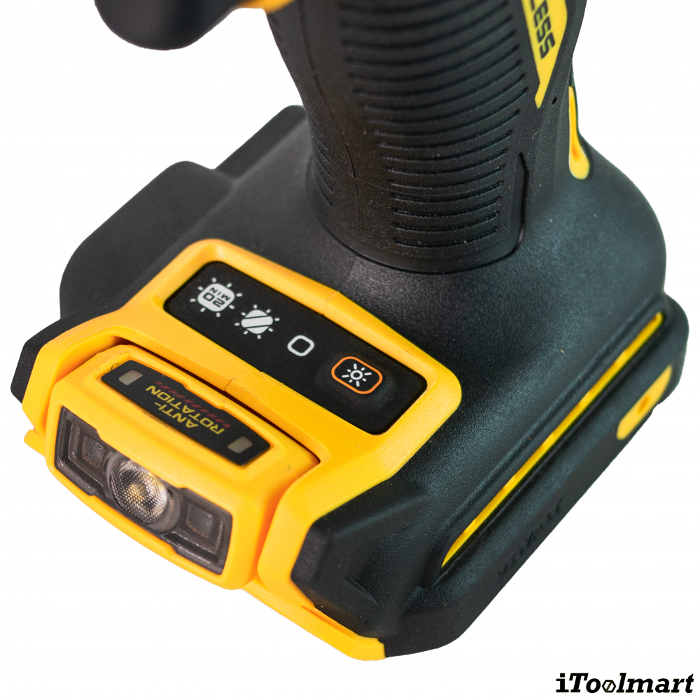 สว่านกระแทกไร้สาย DeWALT DCD1007B 20VMax มอเตอร์ไร้แปรงถ่าน แรงบิดสูงสุด 169 นิวตันเมตร  ตัวเปล่า 