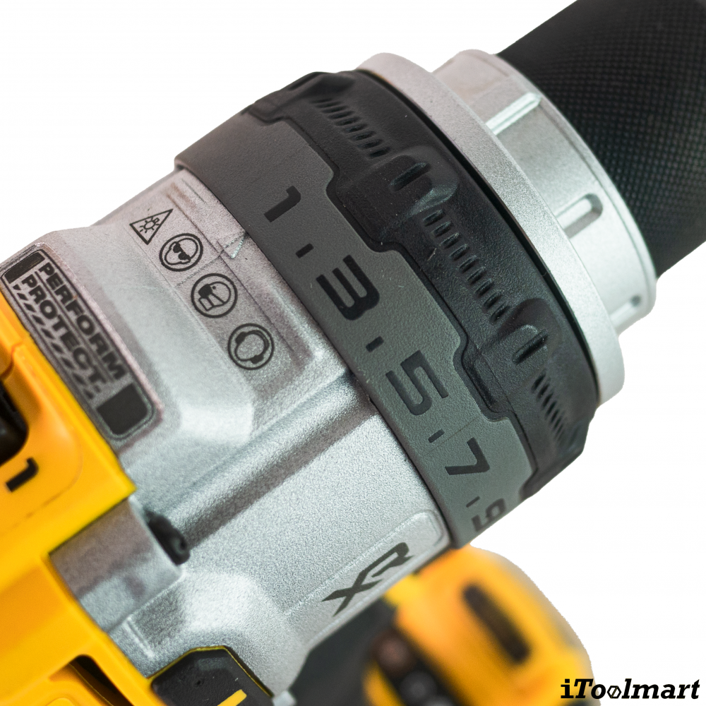 สว่านกระแทกไร้สาย DeWALT DCD1007B 20VMax มอเตอร์ไร้แปรงถ่าน แรงบิดสูงสุด 169 นิวตันเมตร  ตัวเปล่า 