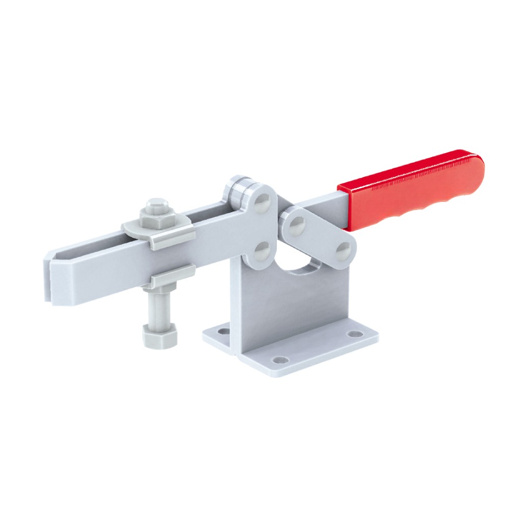 แคลมป์จับชิ้นงาน HOLKEN 204 GBLH Horizontal toggle clamp แขนยาว แรงยึด 630 kg  ฐานสูง 