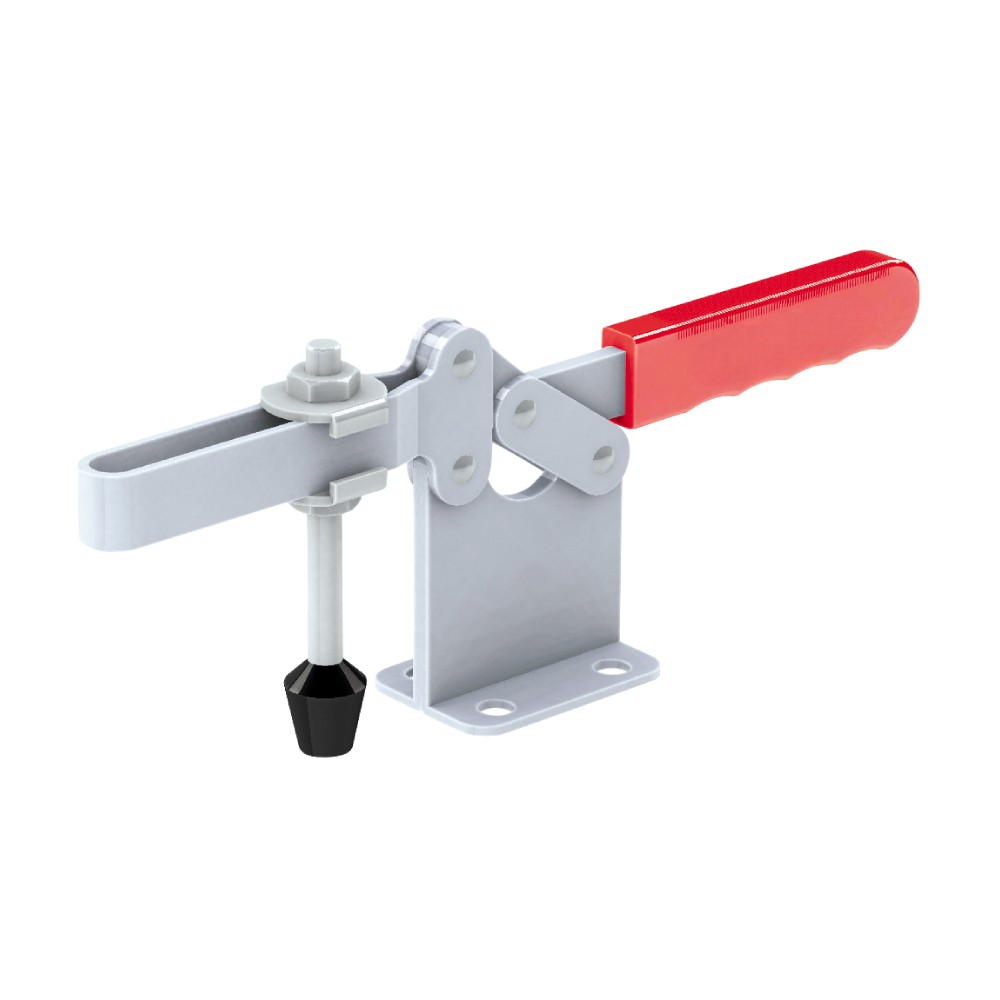 แคลมป์จับชิ้นงาน HOLKEN 200 WLH Horizontal toggle clamp แขนยาว แรงยึด 273 kg  ฐานสูง 