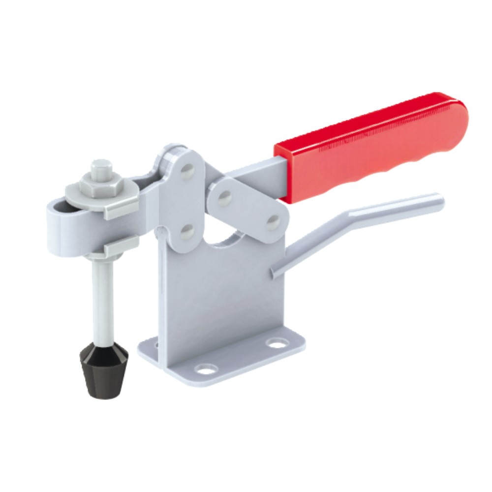แคลมป์จับชิ้นงาน HOLKEN 220 WH Horizontal toggle clamp แขนสั้น แรงยึด 273 kg  คันโยกพิเศษ 