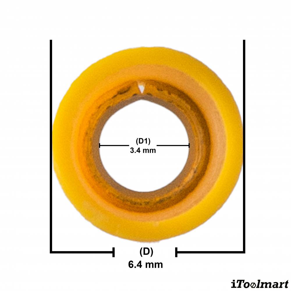 หางปลาเสียบก้านไม้ขีด KST DBV5 18 แบบหุ้ม สีเหลือง ขนาด 6 mm² 100 ตัว หางปลาเสียบก้านไม้ขีด KST DBV5 18 แบบหุ้ม สีเหลือง ขนาด 6 mm² 100 ตัว