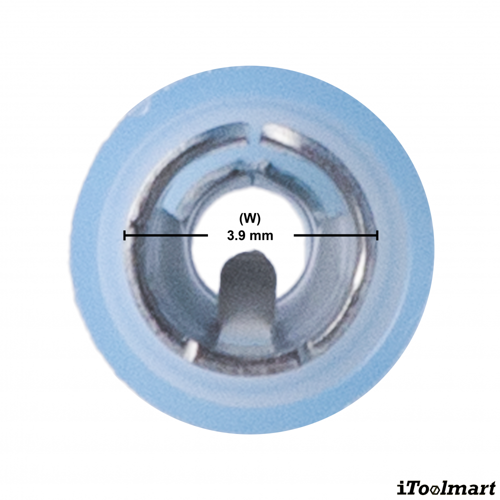 หางปลาเสียบ KST FRFNY2 156 แบบกลมตัวเมียชนิดใส สีน้ำเงิน ขนาด 2 5 mm² 100 ตัว