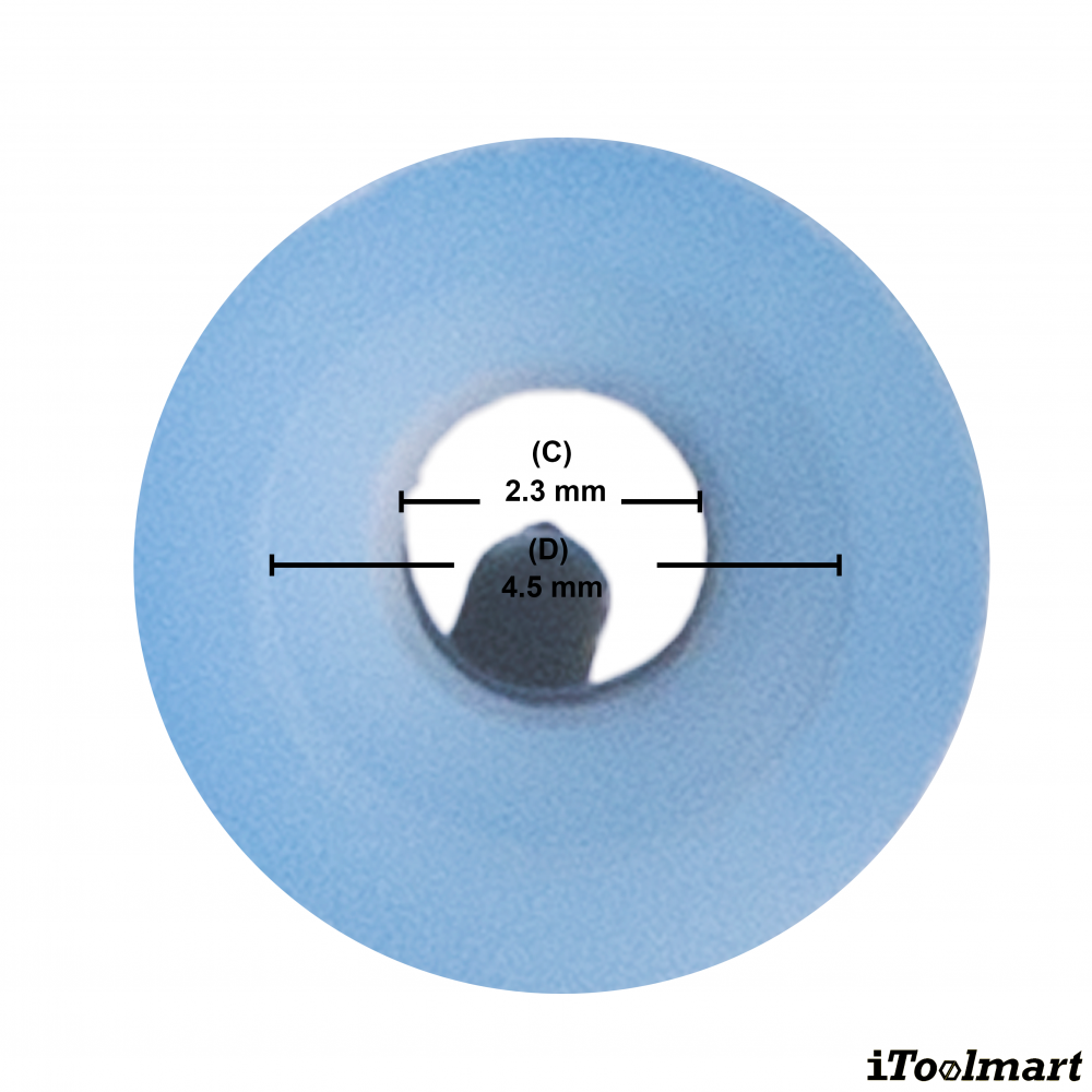 หางปลาเสียบ KST FRFNY2 156 แบบกลมตัวเมียชนิดใส สีน้ำเงิน ขนาด 2 5 mm² 100 ตัว