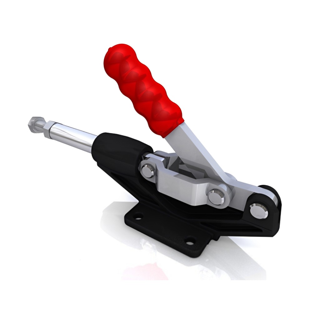 แคลมป์จับชิ้นงาน HOLKEN 304 H Push Pull Toggle Clamp ด้ามจับทำมุม 45° แรงยึด 680 kg