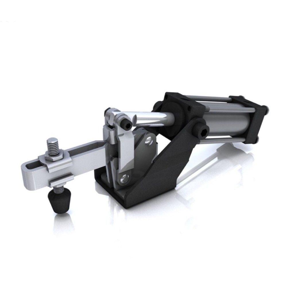 แคลมป์จับชิ้นงาน HOLKEN 12130 A Pneumatic Toggle Clamp แรงยึด 227 kg
