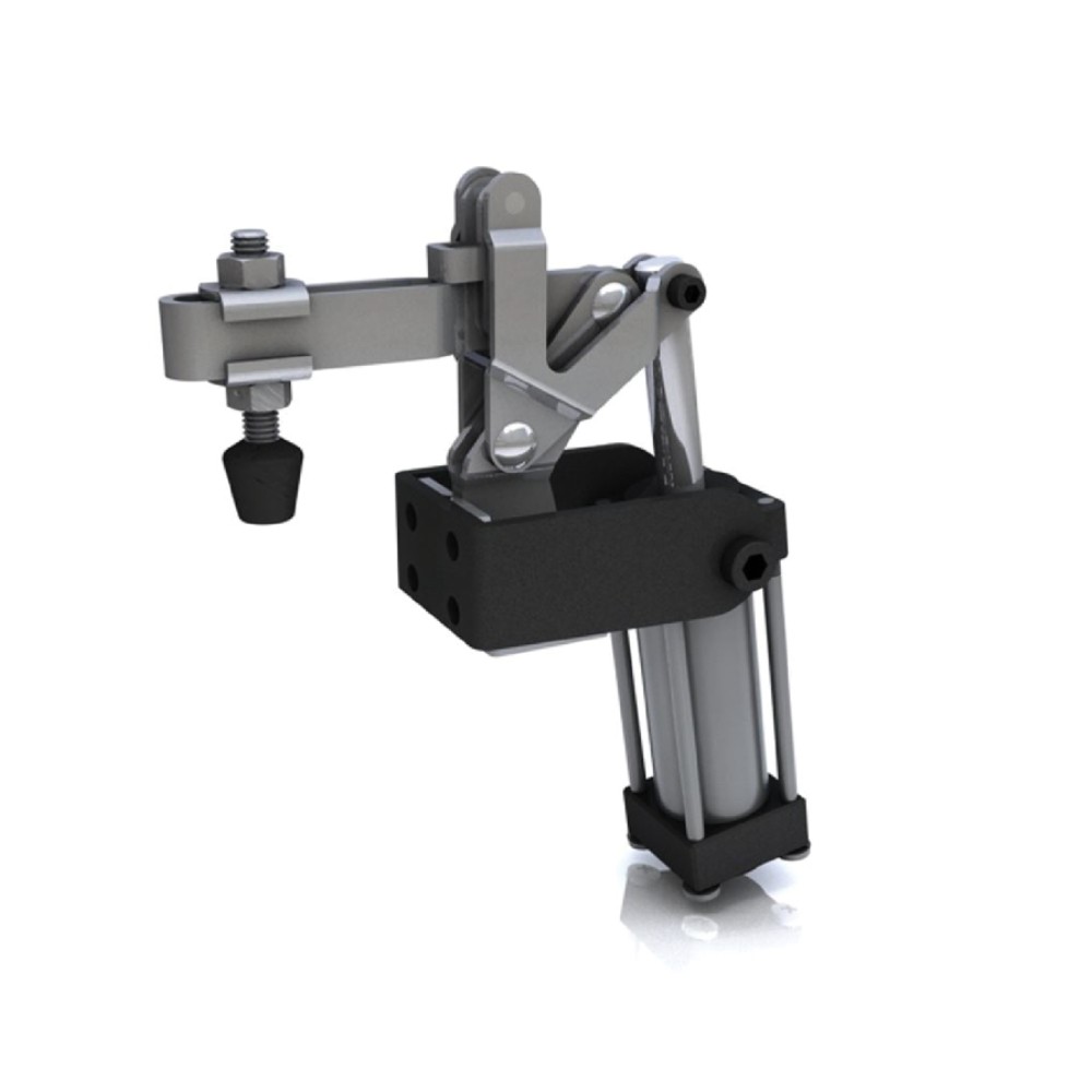 แคลมป์จับชิ้นงาน HOLKEN 20820 A Pneumatic Toggle Clamp ยึดได้ 2 ทาง แรงยึด 250 kg