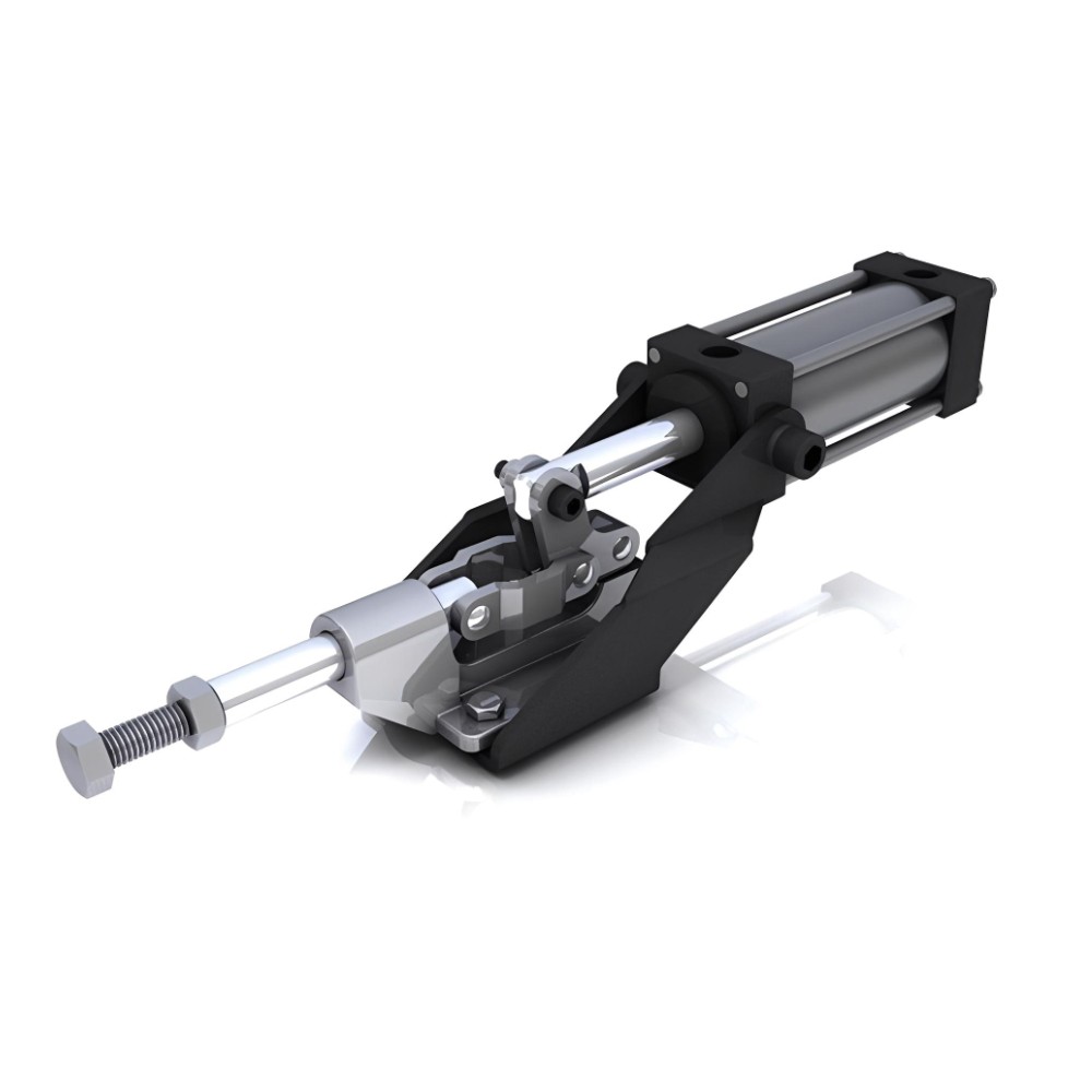 แคลมป์จับชิ้นงาน HOLKEN 305E A Pneumatic Toggle Clamp แรงยึด 386 kg