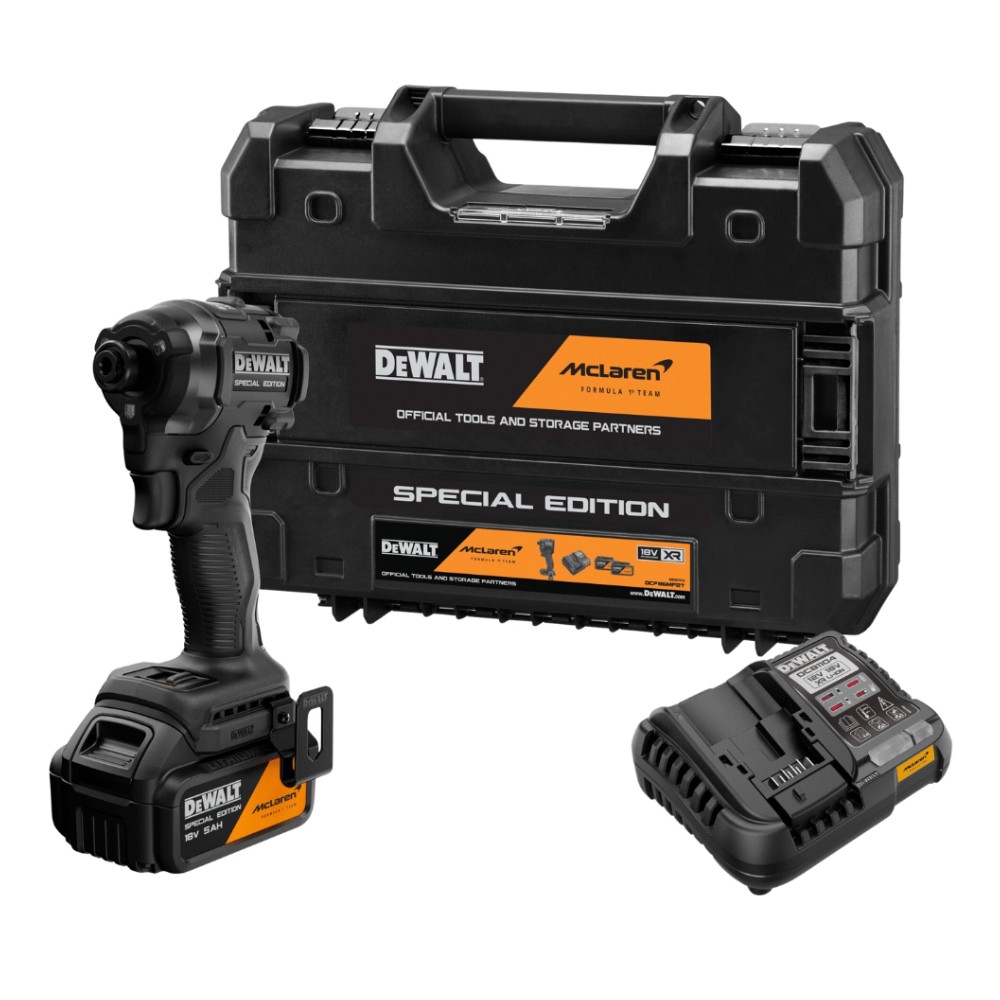 ไขควงกระแทกไร้สาย DEWALT DCF86MP1T QWP 18V พร้อมแบตเตอรี่ 5Ah 1 ก้อน และแท่นชาร์จ