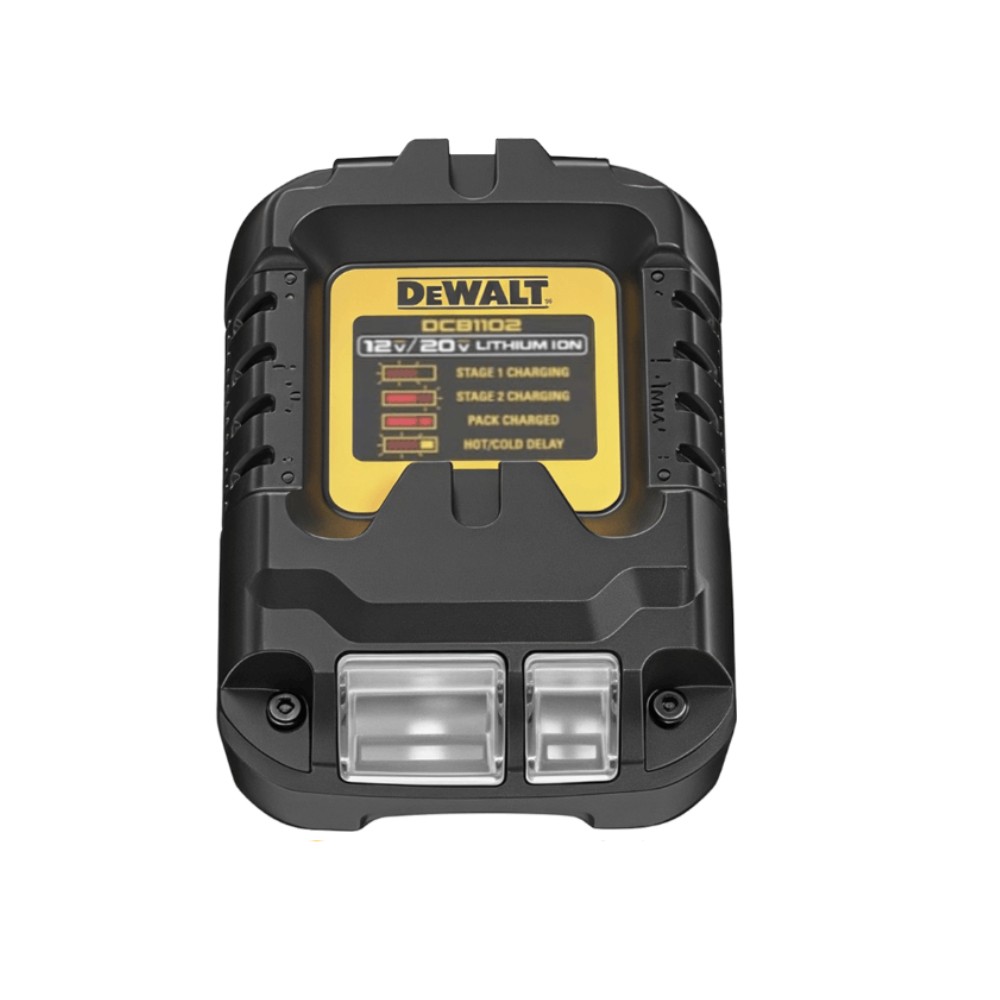 ชุดเครื่องชาร์จพร้อมแบตเตอรี่ DEWALT DCB1102D1 B1 20V  2Ah 