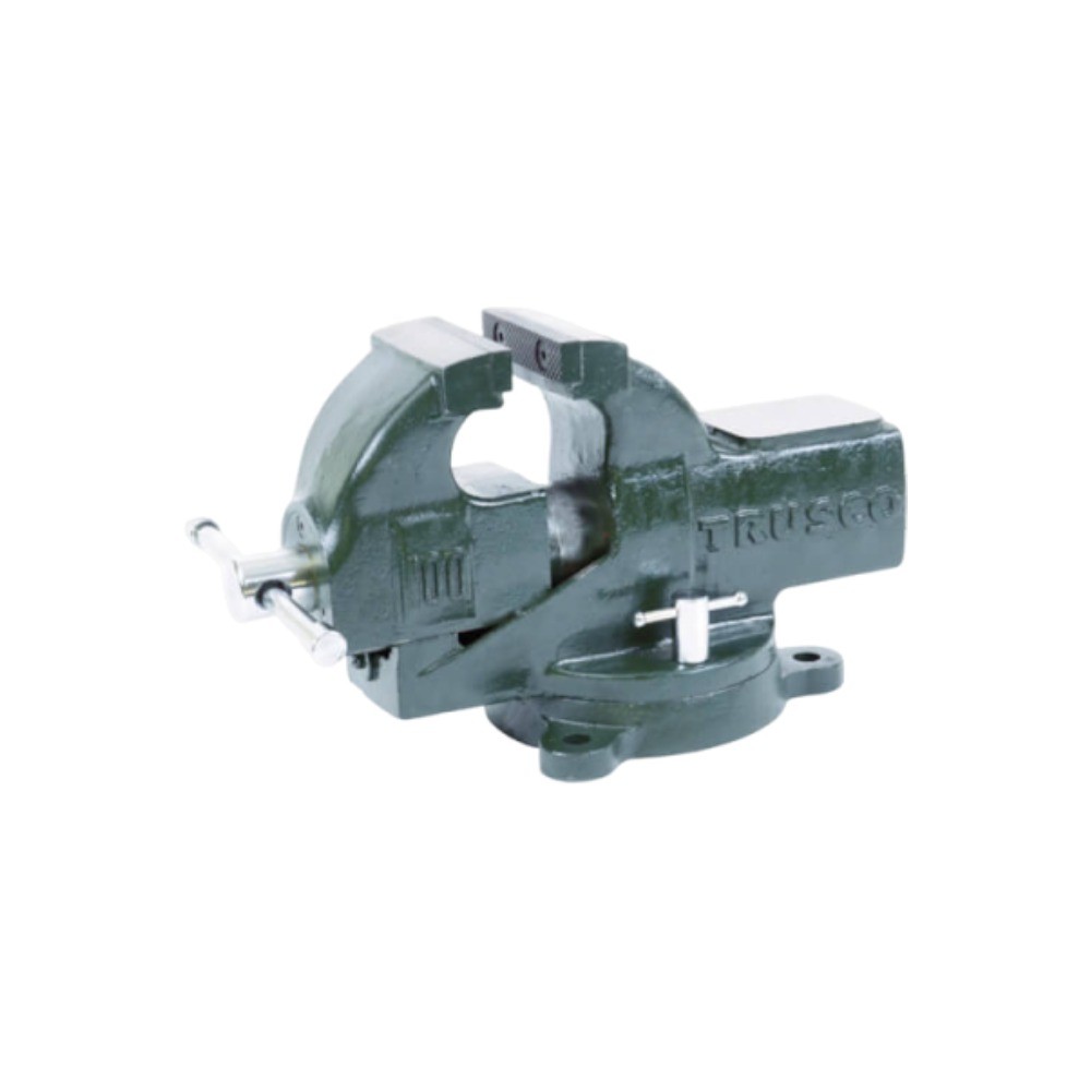 ปากกาจับชิ้นงานเหล็กหล่อเหนียว TRUSCO TSRV 125 ขนาด 125 มม  ฐานหมุน 360 องศา