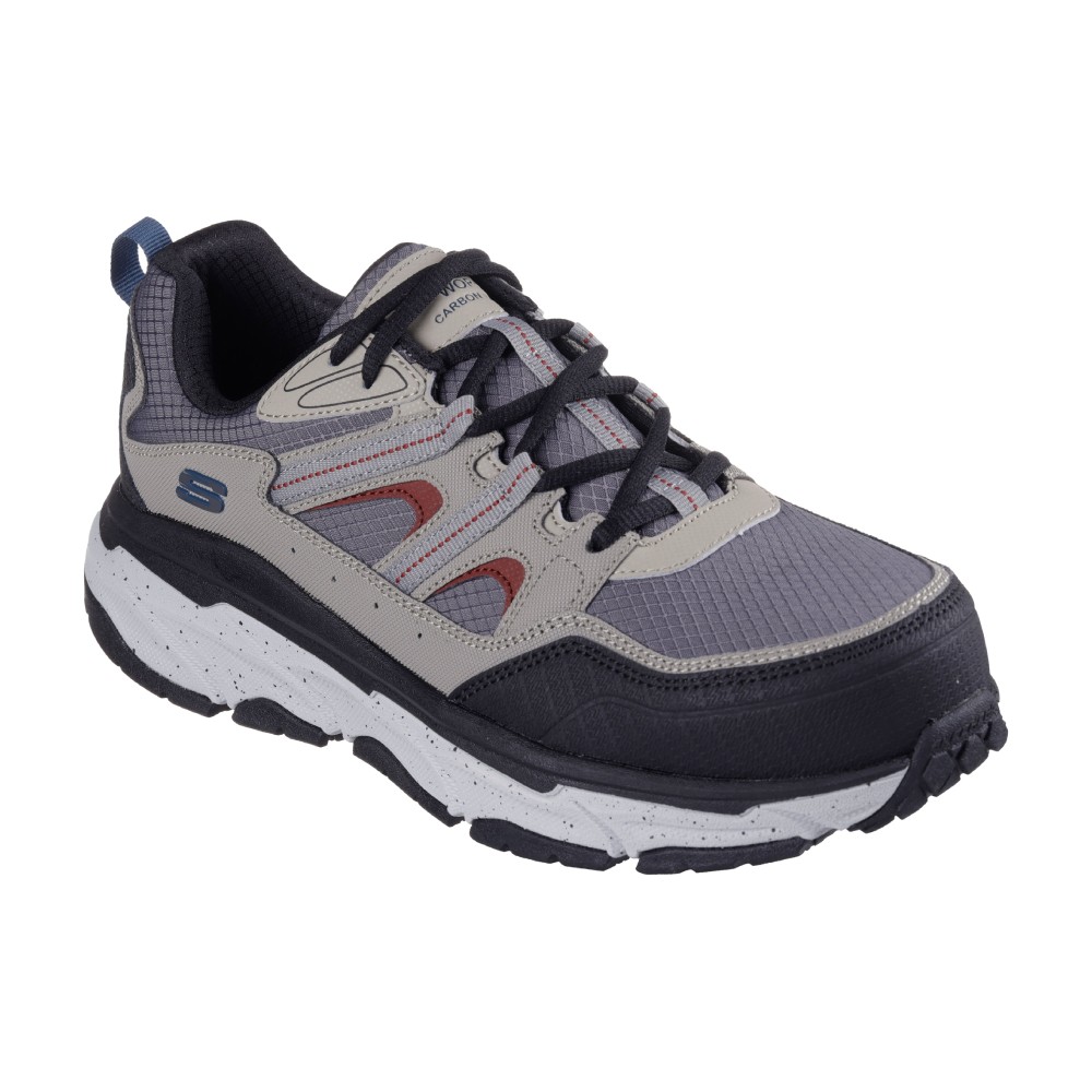 รองเท้าเซฟตี้ Skechers 200269 D'Lux Journey ผู้ชาย สีครีมธรรมชาติ หัวคาร์บอนนาโน Air-Cooled Memory Foam ป้องกันอันตรายจากไฟฟ้า