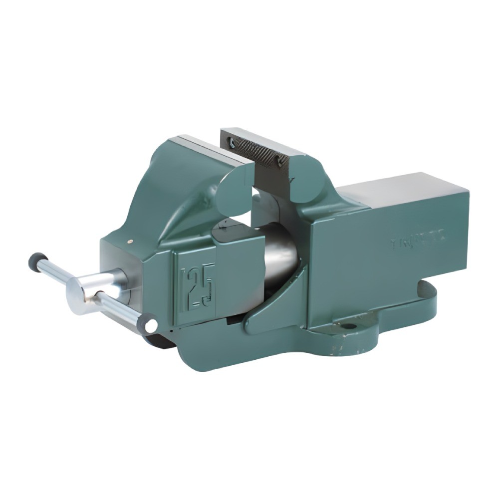 ปากกาจับชิ้นงานเหล็กหล่อ TRUSCO RV 130N แบบตั้งโต๊ะแกนกลม