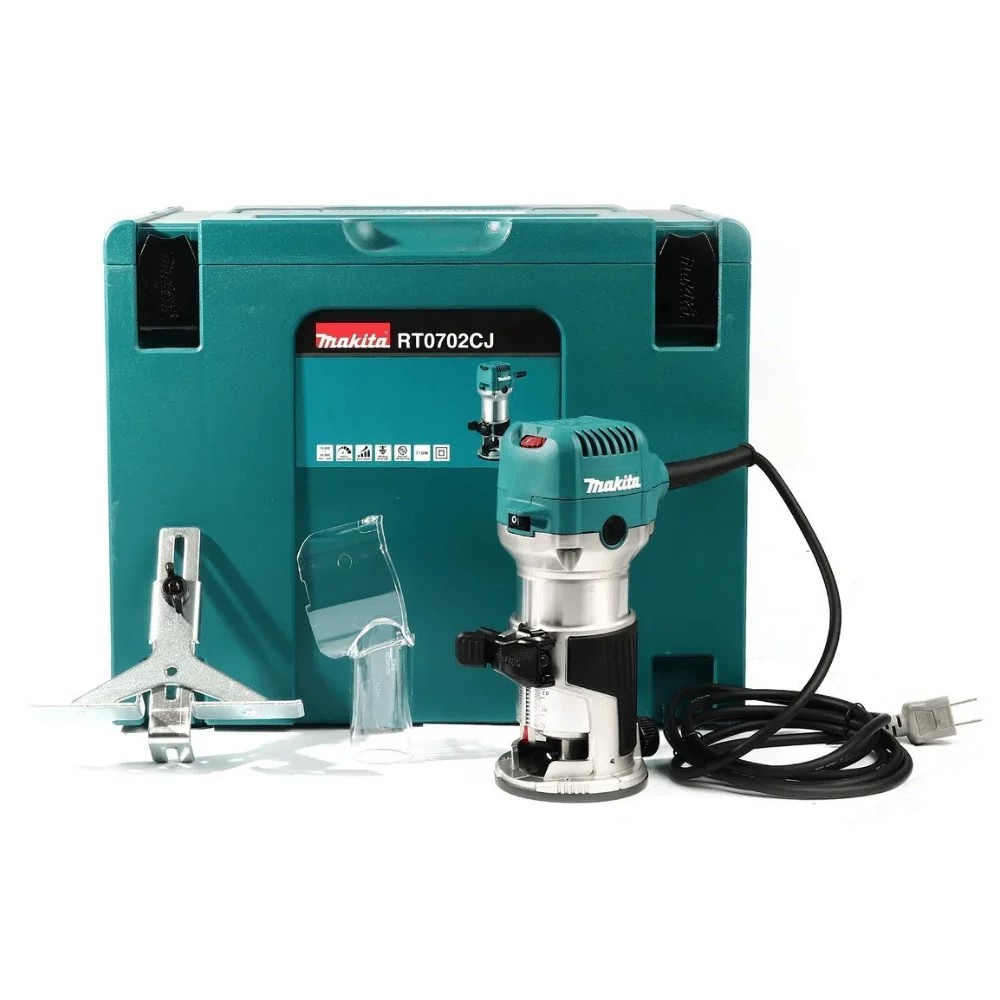 เครื่องเซาะร่องไฟฟ้า MAKITA RT0702CJ Trimmer ขนาด 6 มม   1 4 นิ้ว  กำลังไฟ 710 วัตต์