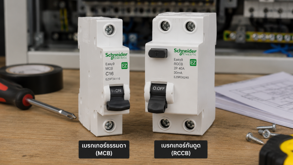 เบรกเกอร์กันดูดคืออะไร ต่างจากเบรกเกอร์ธรรมดายังไง