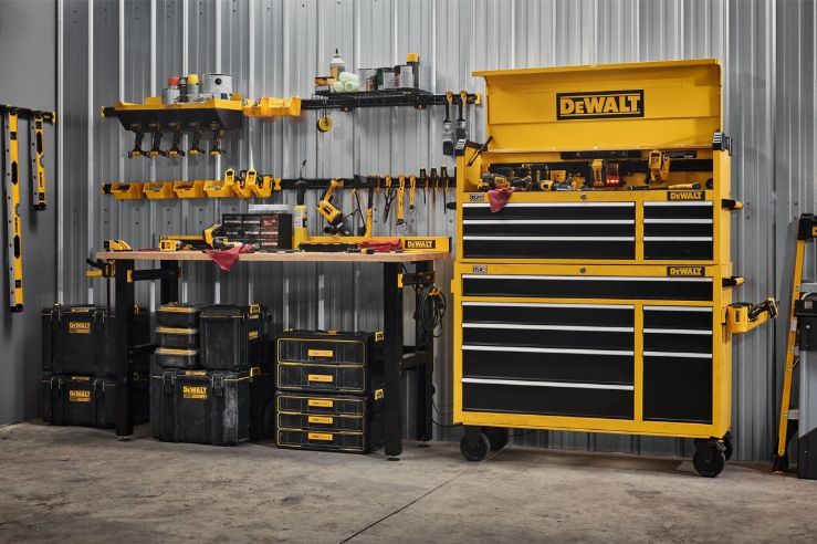 ชุดแขวนเครื่องมือ DEWALT DWST82822 ช่องใส่ของ 5 ช่อง