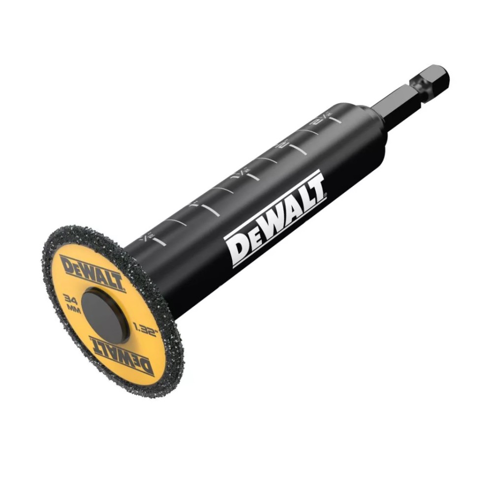 ก้านต่อสำหรับตัดท่อ PVC DEWALT DWAIPCIR แกน 1 4 นิ้ว