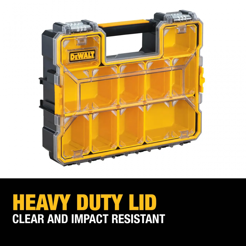 กล่องฝาใส DEWALT DWST14825 จำนวน 10 ช่อง