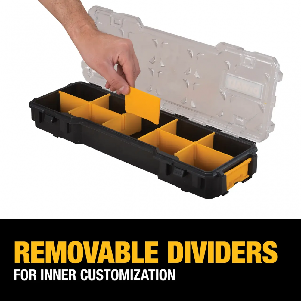 กล่องฝาใส DEWALT DWST14835 จำนวน 10 ช่อง