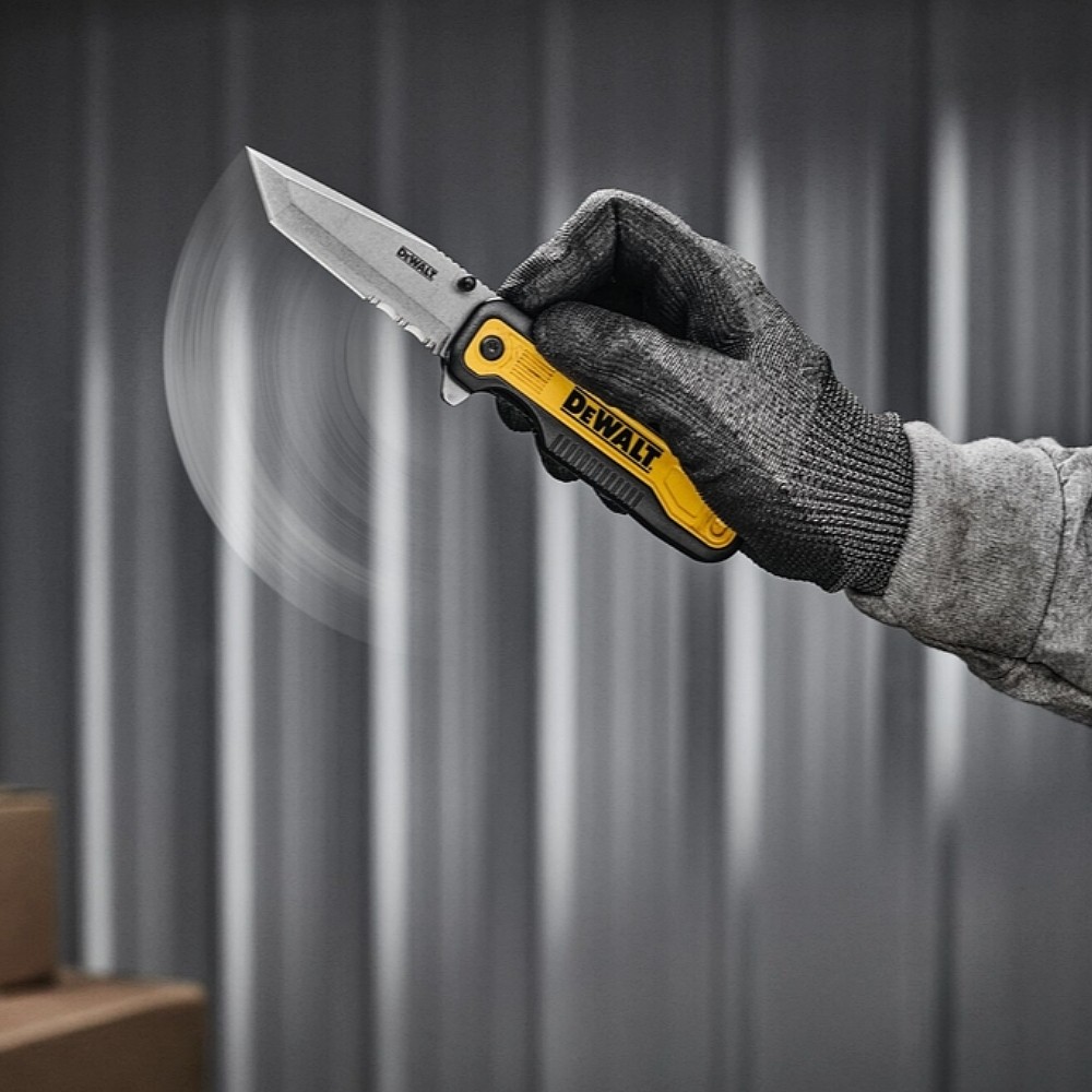 มีดพับอเนกประสงค์ มีดทันโตะ DEWALT DWHT10994 แบบมีช่องเก็บใบ  รุ่น 3 0 