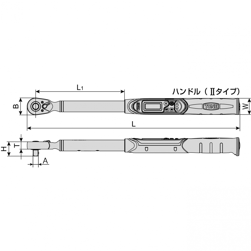 ประแจปอนด์ TONE T4DT135H ปรับค่าแรงบิดได้แม่นยำ