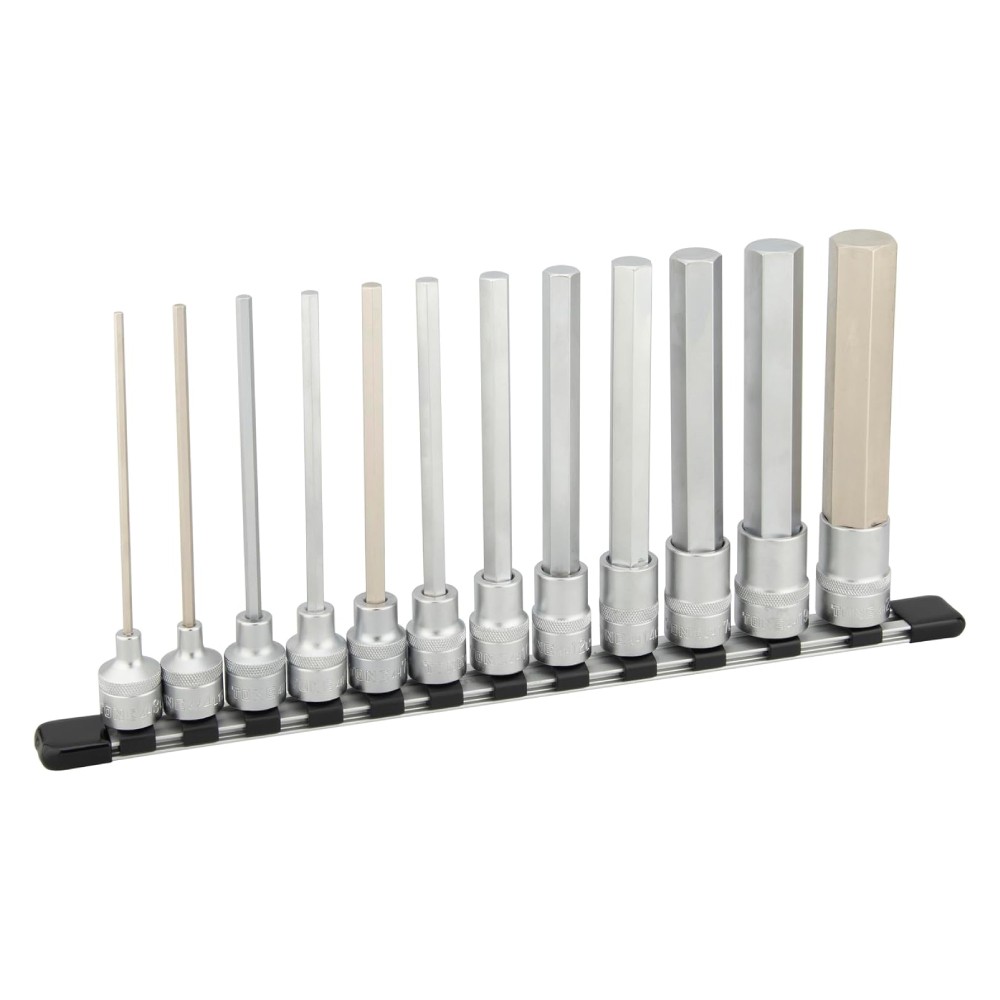 ชุดลูกบล็อกหกเหลี่ยมยาว TONE HH412LL แบบพิเศษ 12 ชิ้น