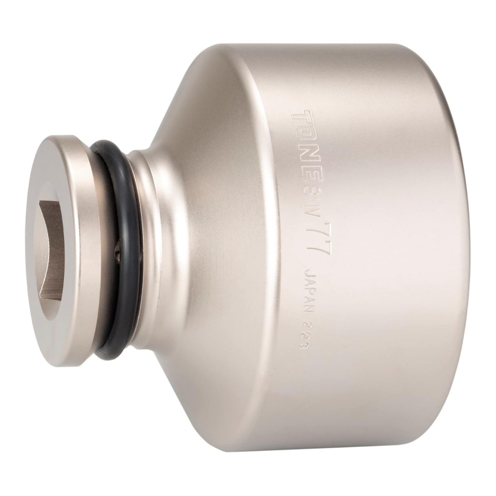 ลูกบล็อกลมเหล็กโครงสร้างพิเศษ TONE 8NV 77 ขนาด 1 นิ้ว 77 มม 