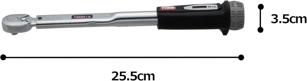 ประแจปอนด์ TONE T2MN13 ดิจิตอลปรับตั้งแรงบิดละเอียด