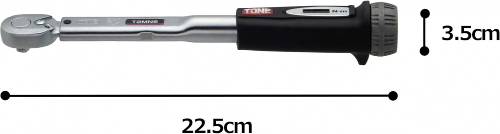 ประแจปอนด์ TONE T2MN6 แบบตั้งค่าล่วงหน้าขนาด 1 6 นิวตันเมตร
