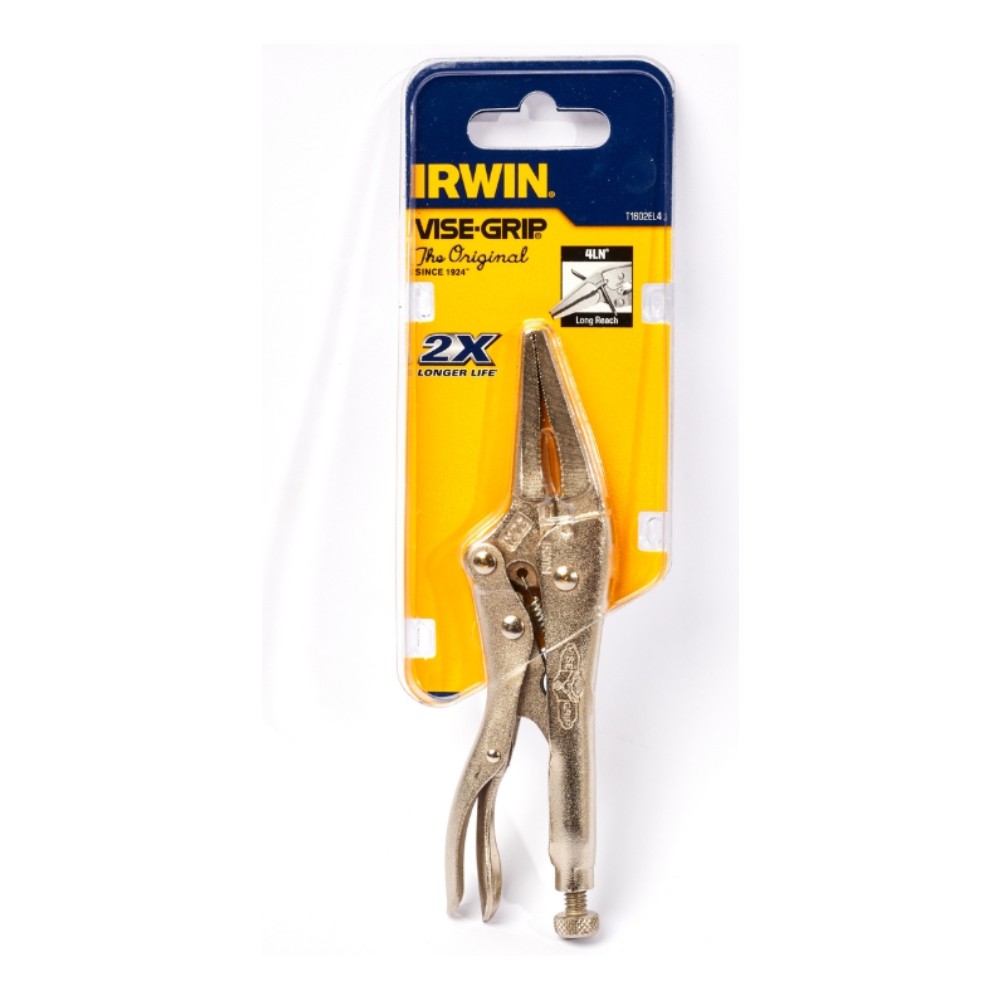 คีมล็อคปากแหลม IRWIN 4LN ขนาด 4 นิ้ว