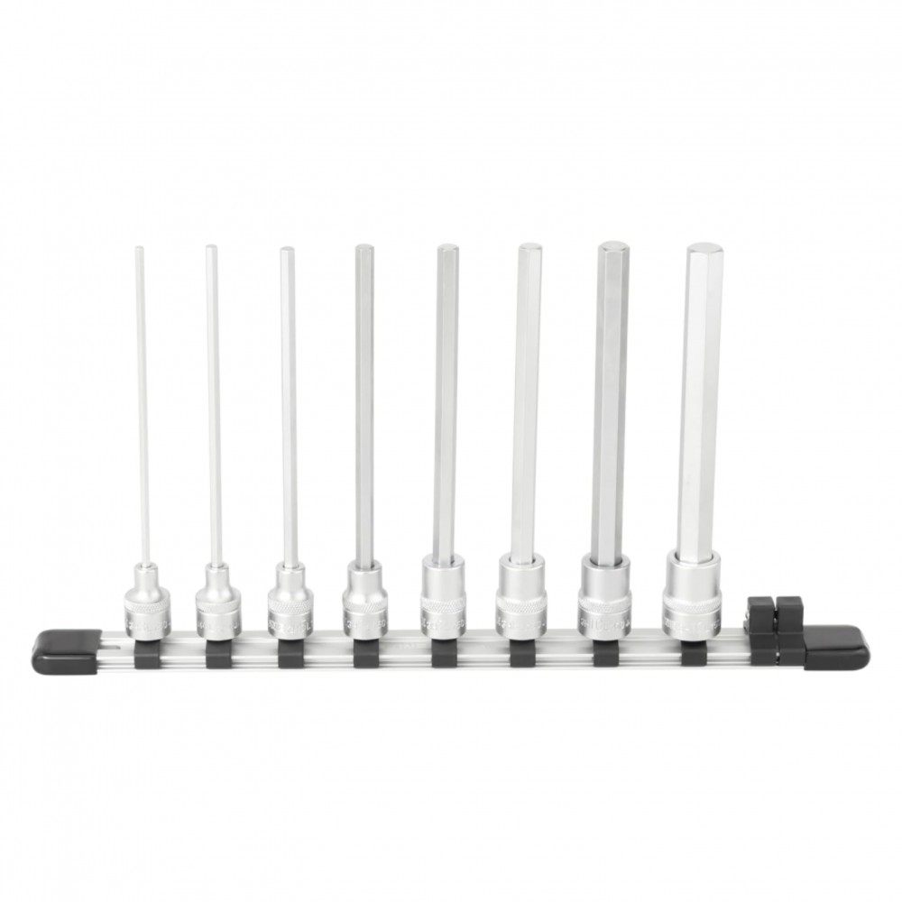 ชุดลูกบ๊อกซ์หกเหลี่ยมยาวพิเศษ TONE HH308LL พร้อมตัวจับ 8 ชิ้น