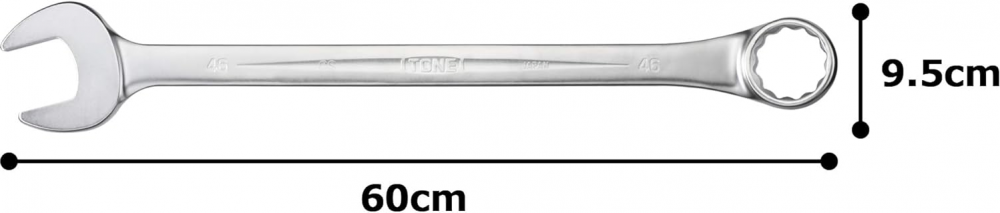 ประแจรวม TONE CS 46 ขนาด 46 มม  ผสมผสานความเร็วและความทนทาน