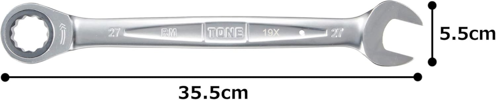 ประแจแหวนฟรี TONE RM 27 คุณภาพสูง