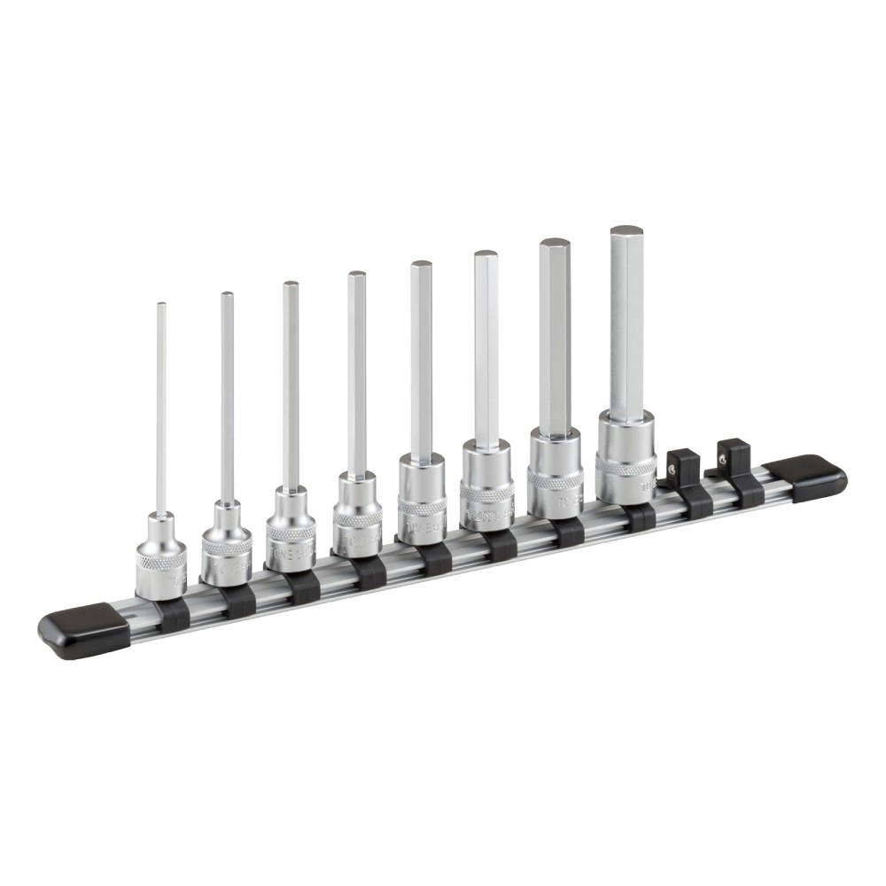 ชุดลูกบ๊อกซ์หกเหลี่ยมยาว TONE HH308L พร้อมตัวจับ 8 ชิ้น