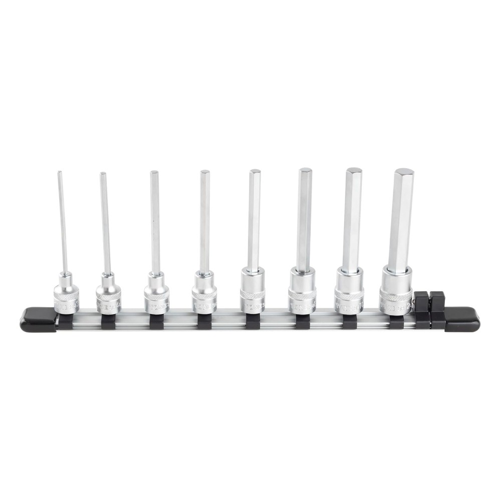 ชุดลูกบ๊อกซ์หกเหลี่ยมยาว TONE HH308L พร้อมตัวจับ 8 ชิ้น