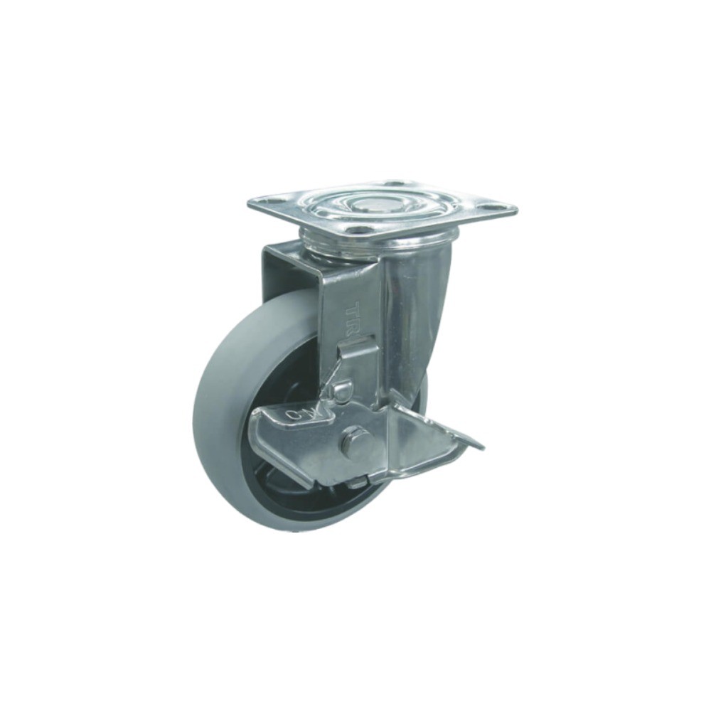 ลูกล้อยูรีเทนพร้อมข้อต่อสแตนเลส TRUSCO TYSGUJ 130S ทนทานกันน้ำ