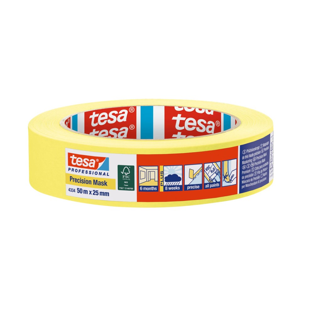 เทปพ่นสี TESA 4334 ขนาด 25 มม  x 50 ม 