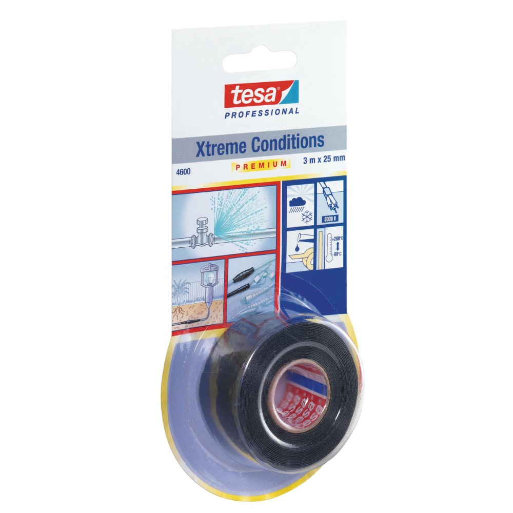 เทปซิลิโคน TESA 4600 สีดำ ขนาด 25 มม  x 3 ม 